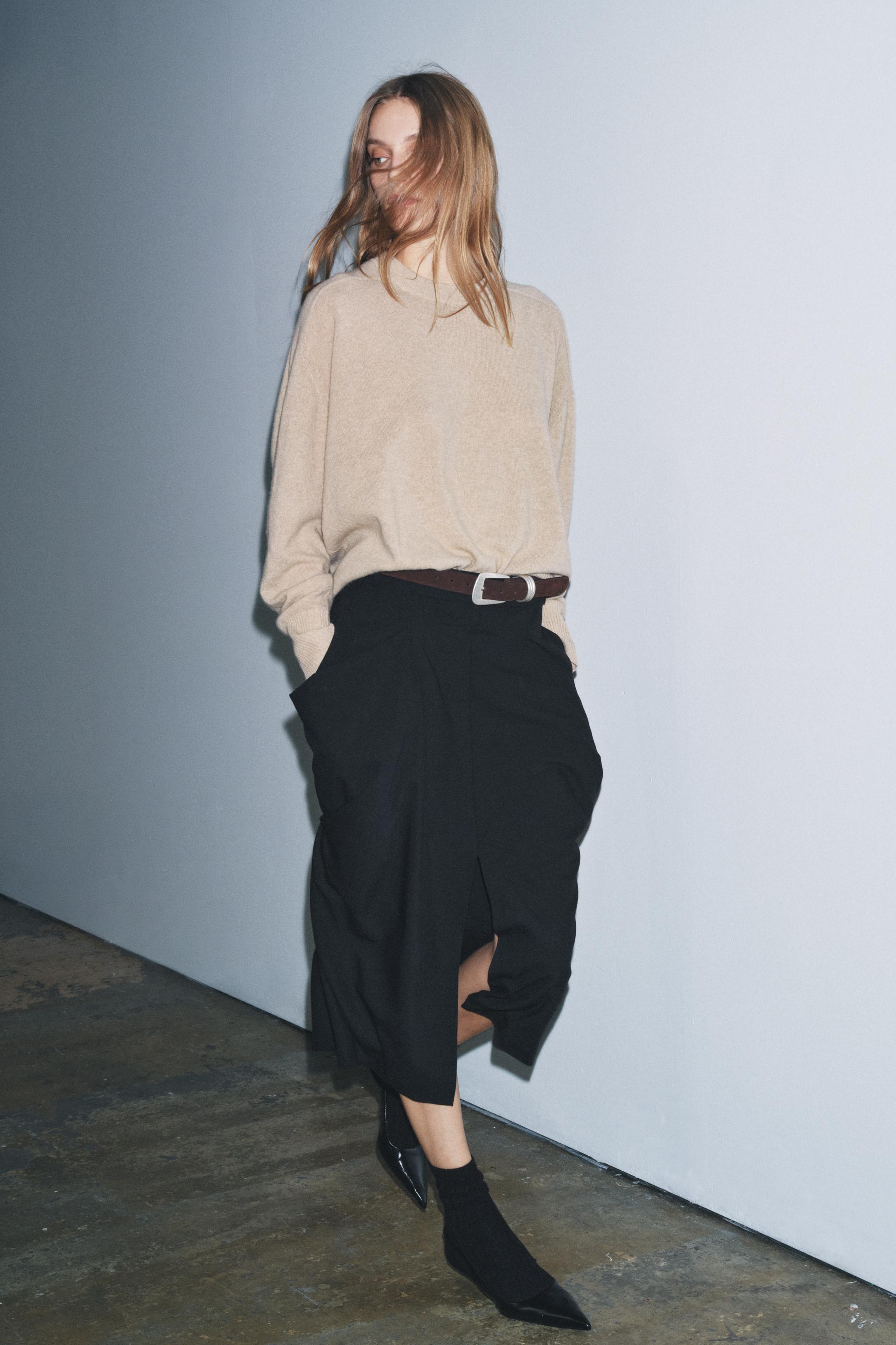 JUPE À POCHES DRAPÉES ZW COLLECTION